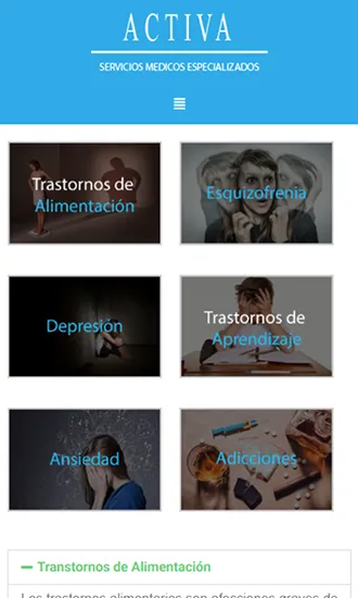 Vista mobile del sitio de ActivaSME – consultora PyME Argentina
