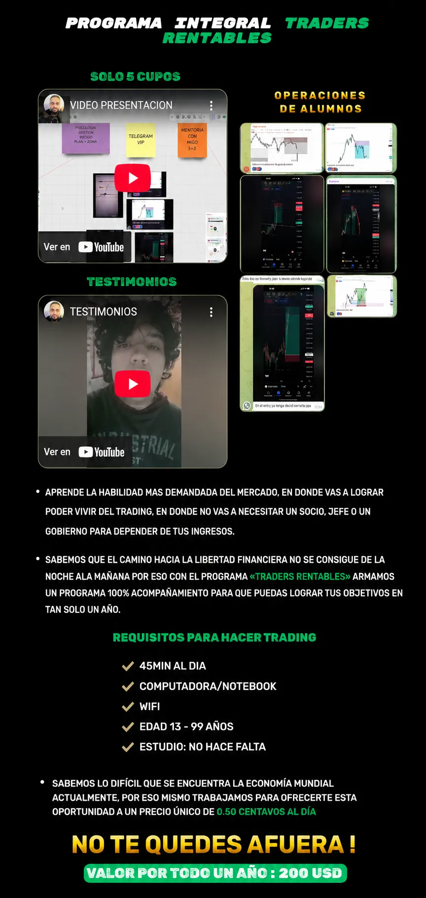 Vista mobile de Krito, plataforma de educación financiera y criptomonedas optimizada para celular