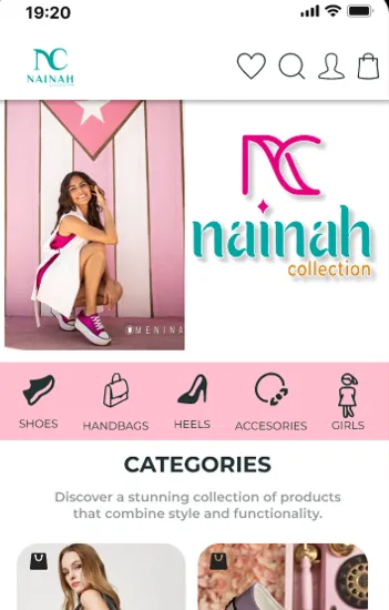 Vista mobile tienda Naina Collection indumentaria femenina Argentina