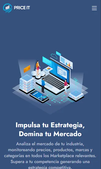Vista mobile de PriceIt, herramienta SaaS de cotizaciones para freelancers y agencias en Argentina